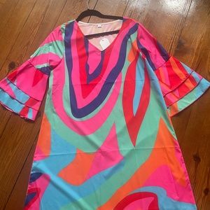 Colorful new dress